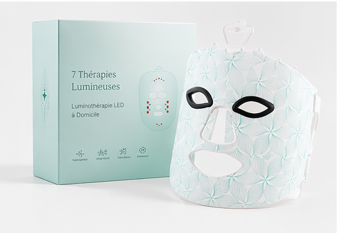 Masque LED Facial Luxora™ 7 Lumière