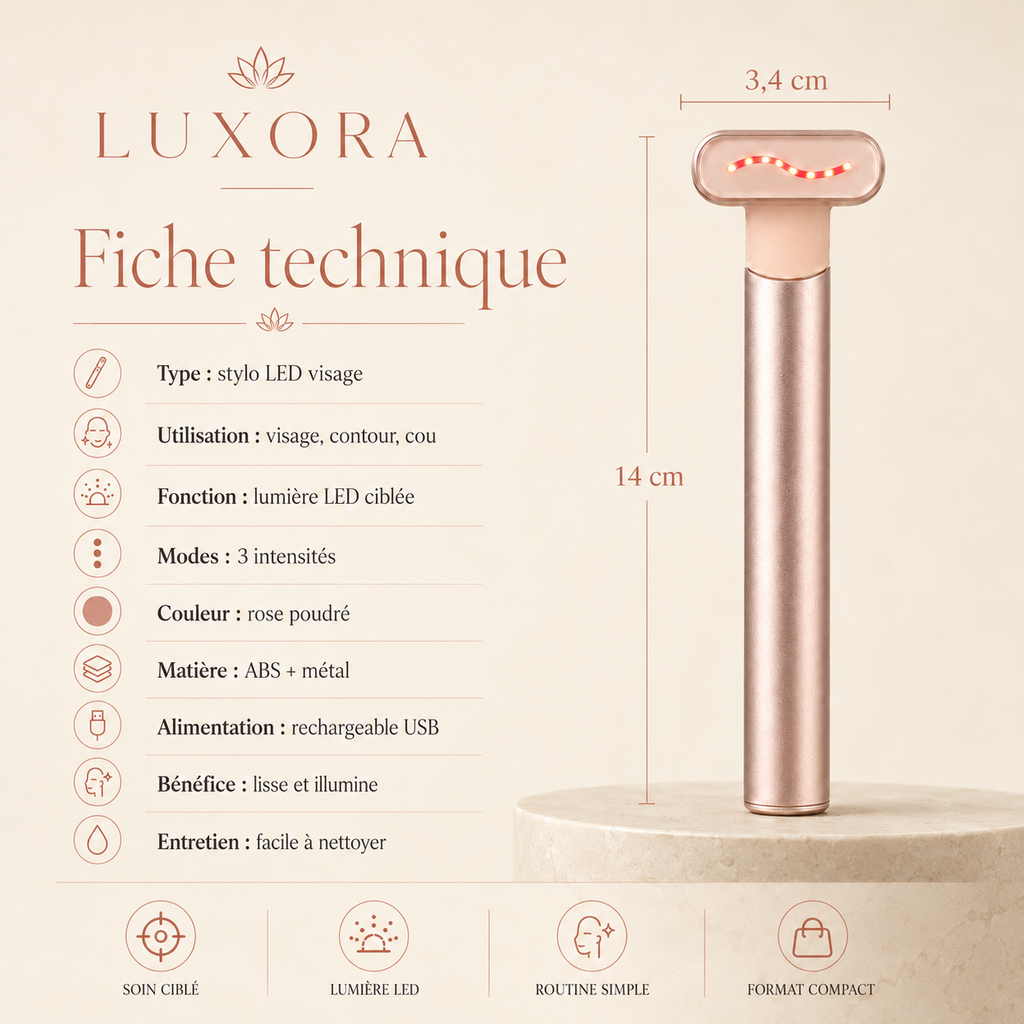 Luxora — Stylo LED Précision Ciblée
