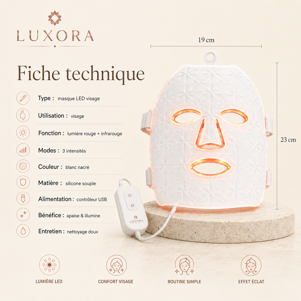 Luxora - Masque LED Facial