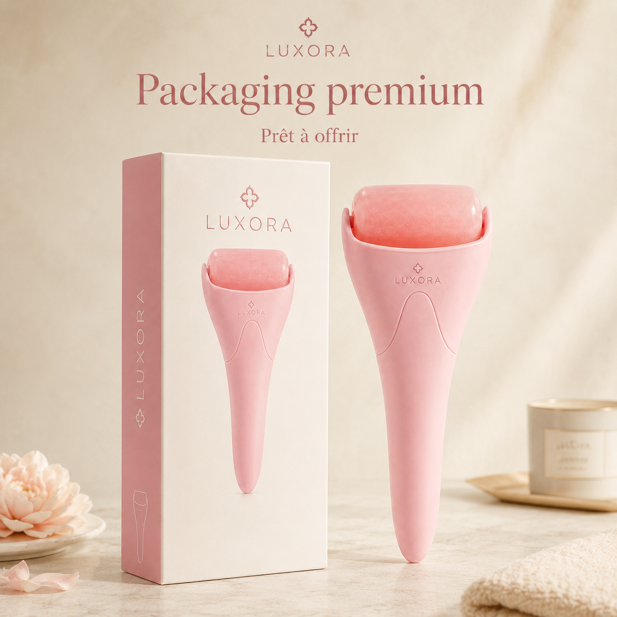 Luxora — Ice Roller Cryo Visage & Contour des Yeux