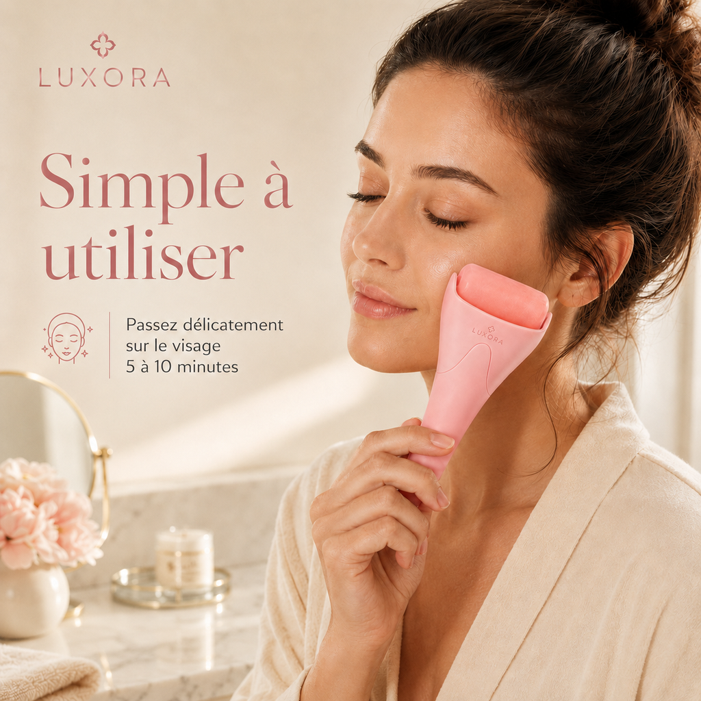 Luxora — Ice Roller Cryo Visage & Contour des Yeux